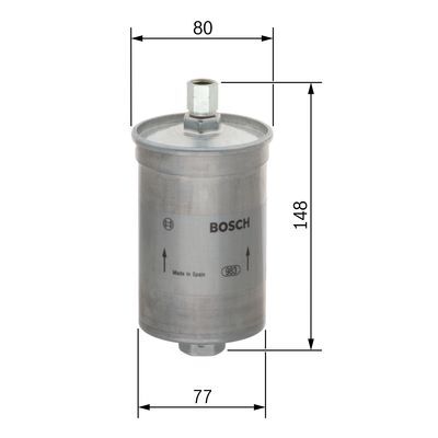 filtru combustibil 0 450 905 203 BOSCH - Filtru combustibil/carcasa filtru combustibil 0 450 905 203 BOSCH - Filtru combustibil/carcasa