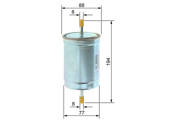 filtru combustibil 0 450 905 216 BOSCH - Filtru combustibil/carcasa filtru combustibil 0 450 905 216 BOSCH - Filtru combustibil/carcasa