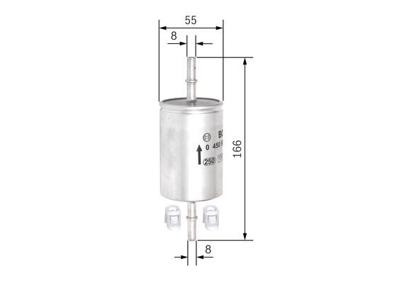 filtru combustibil 0 450 905 316 BOSCH - Filtru combustibil/carcasa filtru combustibil 0 450 905 316 BOSCH - Filtru combustibil/carcasa