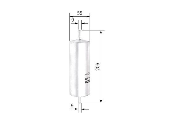filtru combustibil 0 450 905 901 BOSCH - Filtru combustibil/carcasa filtru combustibil 0 450 905 901 BOSCH - Filtru combustibil/carcasa