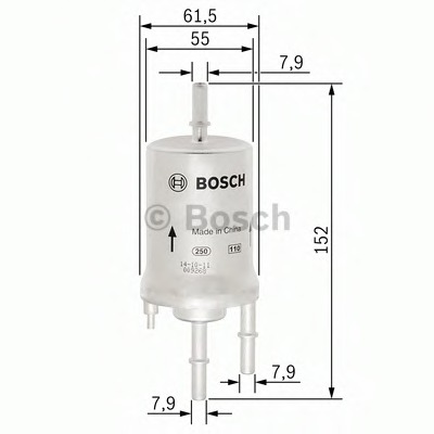 filtru combustibil 0 450 905 925 BOSCH - Filtru combustibil/carcasa filtru combustibil 0 450 905 925 BOSCH - Filtru combustibil/carcasa