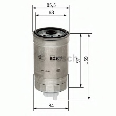 filtru combustibil 0 450 905 952 BOSCH - Filtru combustibil/carcasa filtru combustibil 0 450 905 952 BOSCH - Filtru combustibil/carcasa