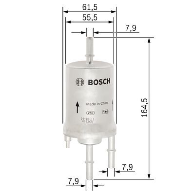 filtru combustibil 0 450 905 959 BOSCH - Filtru combustibil/carcasa filtru combustibil 0 450 905 959 BOSCH - Filtru combustibil/carcasa