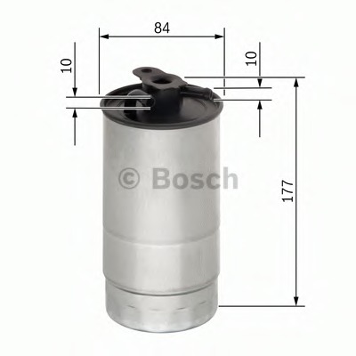 filtru combustibil 0 450 906 451 BOSCH - Filtru combustibil/carcasa filtru combustibil 0 450 906 451 BOSCH - Filtru combustibil/carcasa