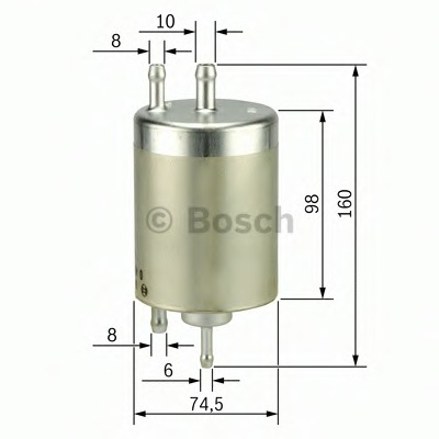 filtru combustibil 0 450 915 003 BOSCH - Filtru combustibil/carcasa filtru combustibil 0 450 915 003 BOSCH - Filtru combustibil/carcasa
