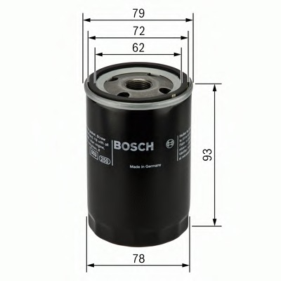 Filtru ulei 0 451 103 363 BOSCH - Filtru ulei Filtru ulei 0 451 103 363 BOSCH - Filtru ulei