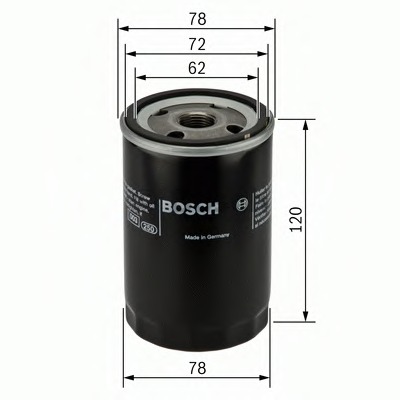 Filtru ulei 0 451 103 369 BOSCH - Filtru ulei Filtru ulei 0 451 103 369 BOSCH - Filtru ulei