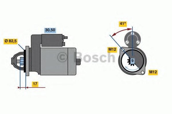 starter 0 986 021 210 BOSCH - Sistem pornire