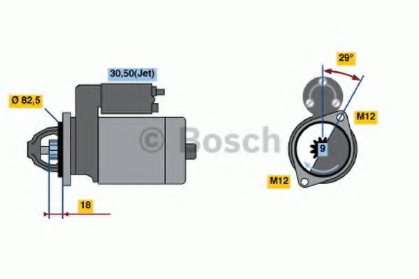 starter 0 986 021 610 BOSCH - Sistem pornire