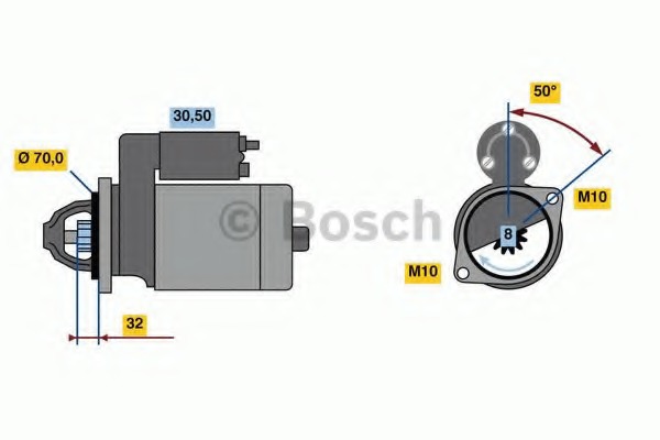 starter 0 986 023 230 BOSCH - Demaror / electromotor starter 0 986 023 230 BOSCH - Demaror / electromotor