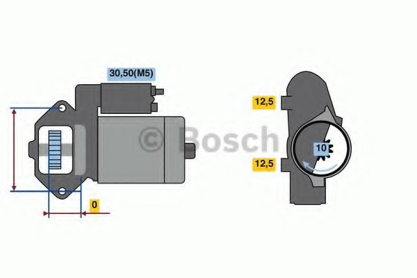 starter 0 986 023 480 BOSCH - Sistem pornire