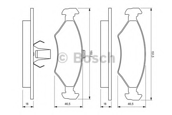 set placute frana,frana disc 0 986 424 462 BOSCH - Set placute frana set placute frana,frana disc 0 986 424 462 BOSCH - Set placute frana