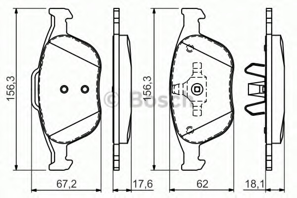 set placute frana,frana disc 0 986 424 701 BOSCH - Frana disc set placute frana,frana disc 0 986 424 701 BOSCH - Frana disc