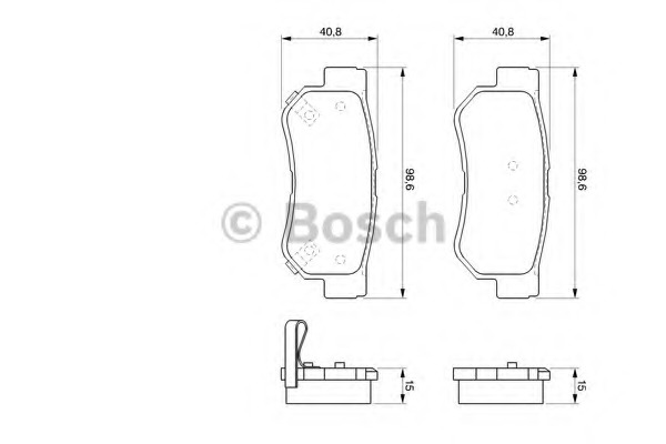 set placute frana,frana disc 0 986 424 728 BOSCH - Frana disc set placute frana,frana disc 0 986 424 728 BOSCH - Frana disc
