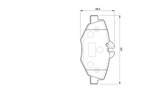 set placute frana,frana disc 0 986 424 787 BOSCH - Frana disc set placute frana,frana disc 0 986 424 787 BOSCH - Frana disc