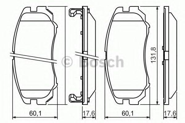 set placute frana,frana disc 0 986 424 815 BOSCH - Frana disc set placute frana,frana disc 0 986 424 815 BOSCH - Frana disc