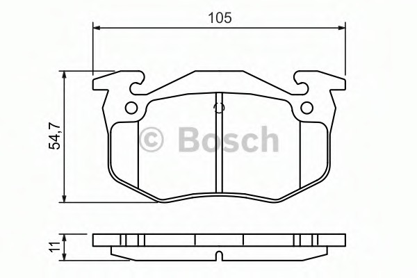 set placute frana,frana disc 0 986 460 970 BOSCH - Frana disc set placute frana,frana disc 0 986 460 970 BOSCH - Frana disc