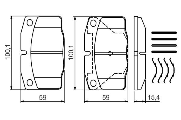 set placute frana,frana disc 0 986 469 390 BOSCH - Frana disc set placute frana,frana disc 0 986 469 390 BOSCH - Frana disc