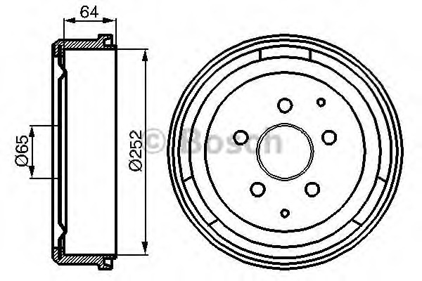 Tambur frana 0 986 477 033 BOSCH - Tambur frana Tambur frana 0 986 477 033 BOSCH - Tambur frana