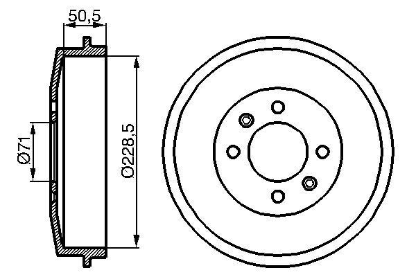 Tambur frana 0 986 477 060 BOSCH - Tambur frana Tambur frana 0 986 477 060 BOSCH - Tambur frana