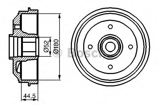 Tambur frana 0 986 477 113 BOSCH - Frana tambur Tambur frana 0 986 477 113 BOSCH - Frana tambur