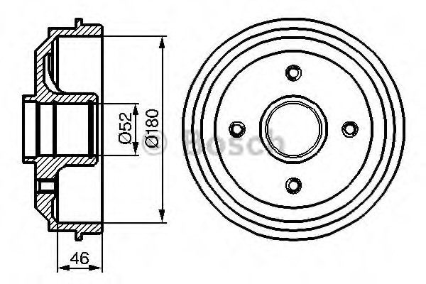 Tambur frana 0 986 477 116 BOSCH - Tambur frana Tambur frana 0 986 477 116 BOSCH - Tambur frana