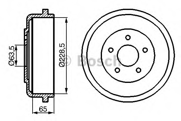 Tambur frana 0 986 477 129 BOSCH - Tambur frana Tambur frana 0 986 477 129 BOSCH - Tambur frana