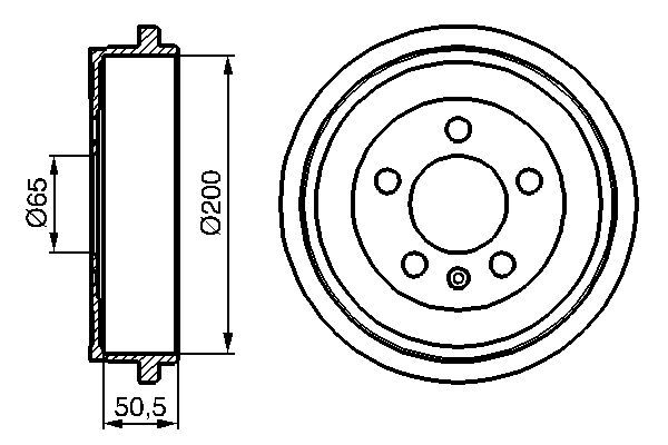 Tambur frana 0 986 477 133 BOSCH - Tambur frana Tambur frana 0 986 477 133 BOSCH - Tambur frana