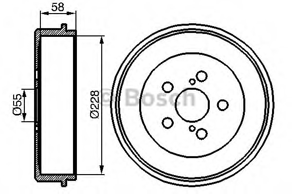 Tambur frana 0 986 477 140 BOSCH - Frana tambur Tambur frana 0 986 477 140 BOSCH - Frana tambur