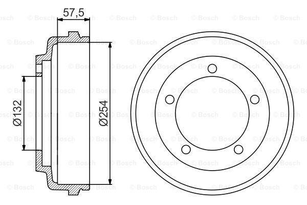 Tambur frana 0 986 477 204 BOSCH - Tambur frana Tambur frana 0 986 477 204 BOSCH - Tambur frana
