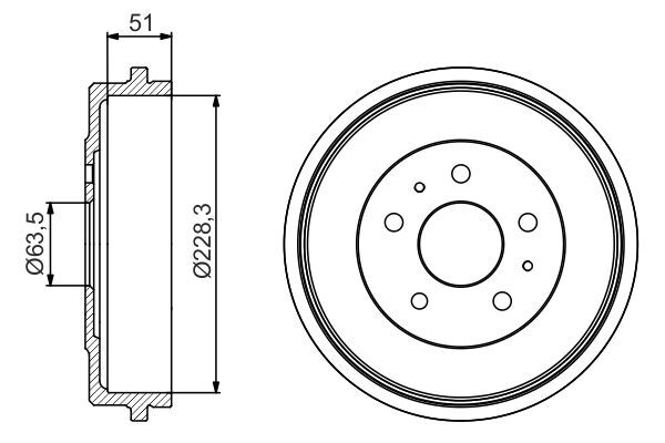 Tambur frana 0 986 477 219 BOSCH - Tambur frana Tambur frana 0 986 477 219 BOSCH - Tambur frana