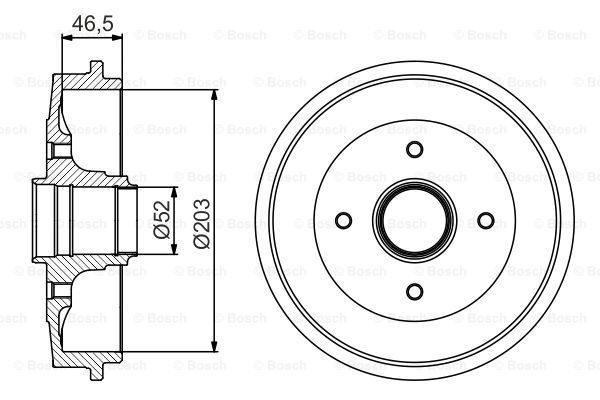 Tambur frana 0 986 477 253 BOSCH - Tambur frana Tambur frana 0 986 477 253 BOSCH - Tambur frana