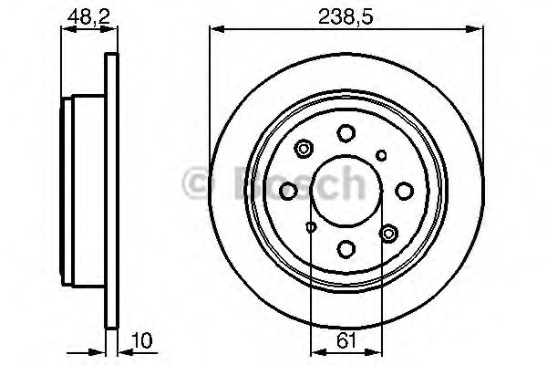 Disc frana 0 986 478 350 BOSCH - Disc frana Disc frana 0 986 478 350 BOSCH - Disc frana