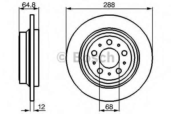 Disc frana 0 986 478 495 BOSCH - Disc frana Disc frana 0 986 478 495 BOSCH - Disc frana