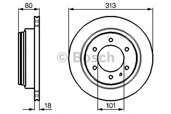 Disc frana 0 986 478 496 BOSCH - Disc frana