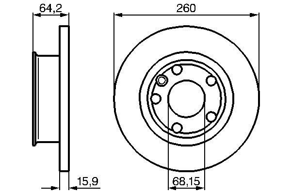 Disc frana 0 986 478 547 BOSCH - Disc frana Disc frana 0 986 478 547 BOSCH - Disc frana