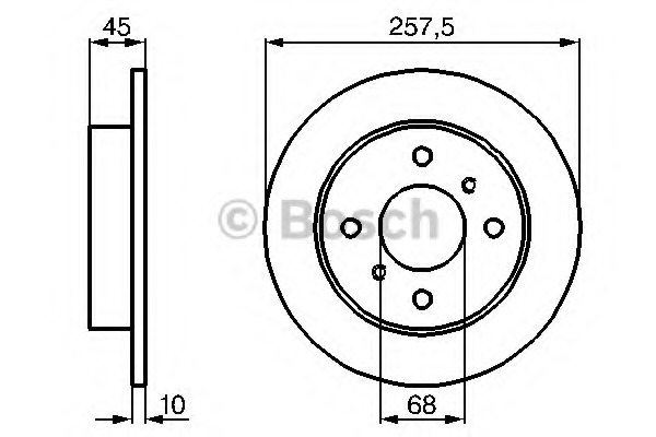 Disc frana 0 986 478 564 BOSCH - Frana disc Disc frana 0 986 478 564 BOSCH - Frana disc
