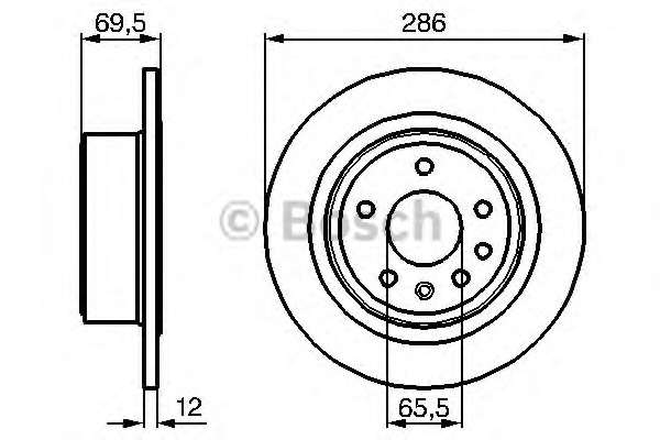 Disc frana 0 986 478 609 BOSCH - Disc frana Disc frana 0 986 478 609 BOSCH - Disc frana