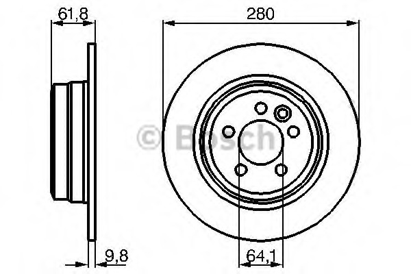 Disc frana 0 986 478 837 BOSCH - Disc frana Disc frana 0 986 478 837 BOSCH - Disc frana