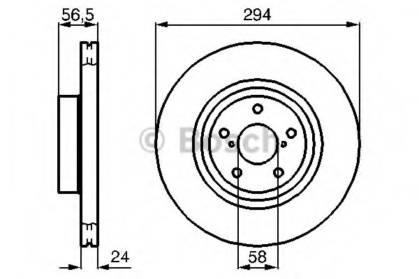 Disc frana 0 986 478 977 BOSCH - Disc frana
