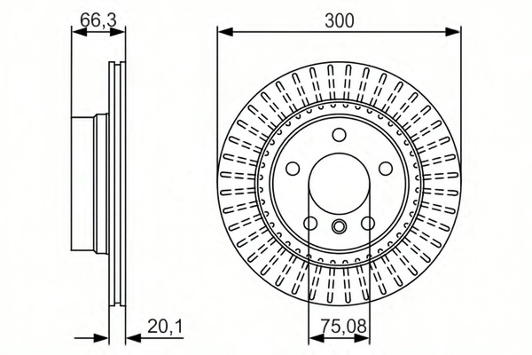 Disc frana 0 986 479 044 BOSCH - Frana disc