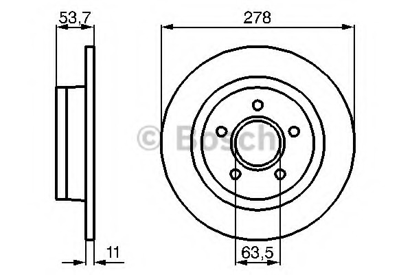 Disc frana 0 986 479 070 BOSCH - Frana disc Disc frana 0 986 479 070 BOSCH - Frana disc