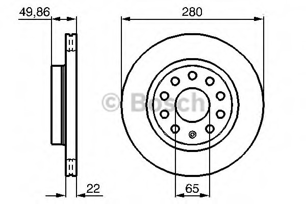Disc frana 0 986 479 098 BOSCH - Frana disc Disc frana 0 986 479 098 BOSCH - Frana disc