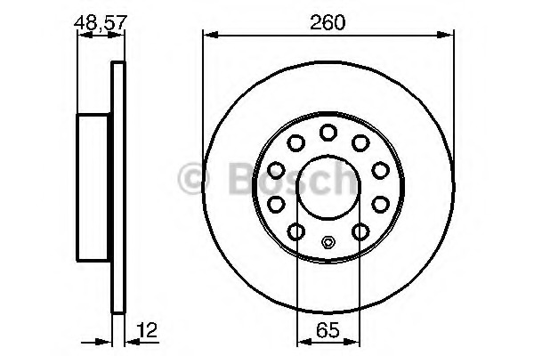Disc frana 0 986 479 155 BOSCH - Disc frana Disc frana 0 986 479 155 BOSCH - Disc frana