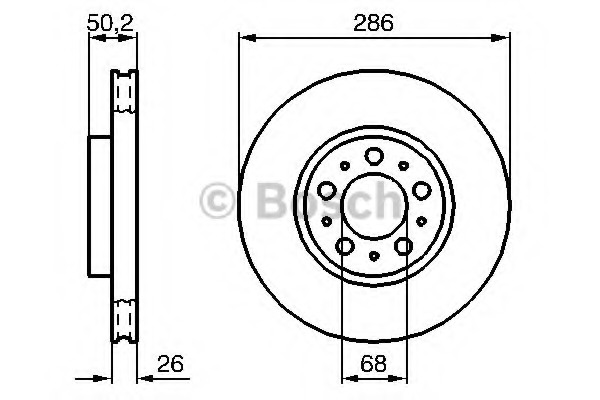 Disc frana 0 986 479 210 BOSCH - Disc frana Disc frana 0 986 479 210 BOSCH - Disc frana