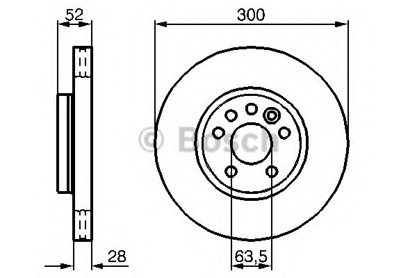 Disc frana 0 986 479 261 BOSCH - Frana disc Disc frana 0 986 479 261 BOSCH - Frana disc