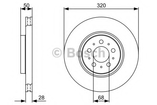 Disc frana 0 986 479 321 BOSCH - Disc frana Disc frana 0 986 479 321 BOSCH - Disc frana