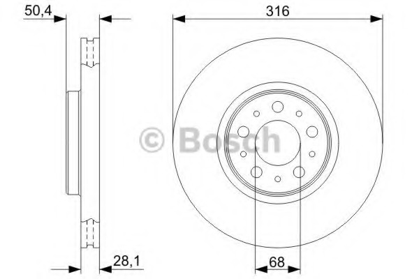 Disc frana 0 986 479 322 BOSCH - Disc frana Disc frana 0 986 479 322 BOSCH - Disc frana