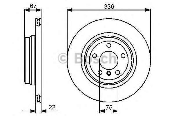 Disc frana 0 986 479 439 BOSCH - Disc frana