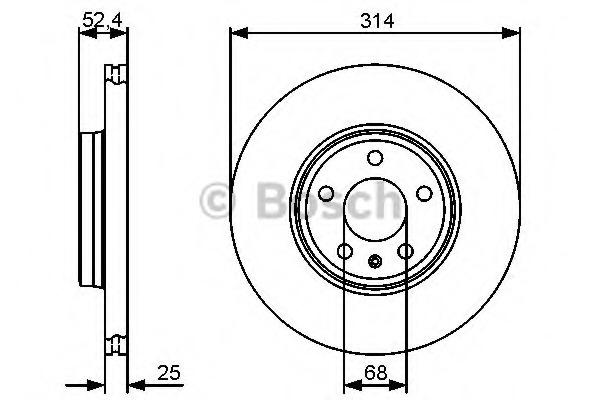 Disc frana 0 986 479 467 BOSCH - Disc frana